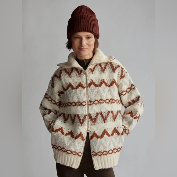 Varley Jackets & Blazers - Varley Womens Brooke Fairisle Knit Jacket Size XS